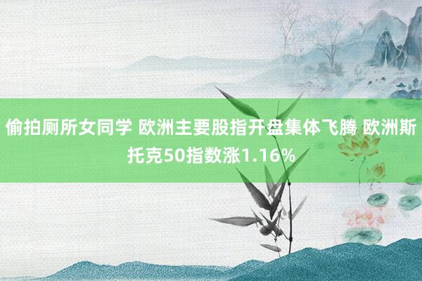 偷拍厕所女同学 欧洲主要股指开盘集体飞腾 欧洲斯托克50指数涨1.16%