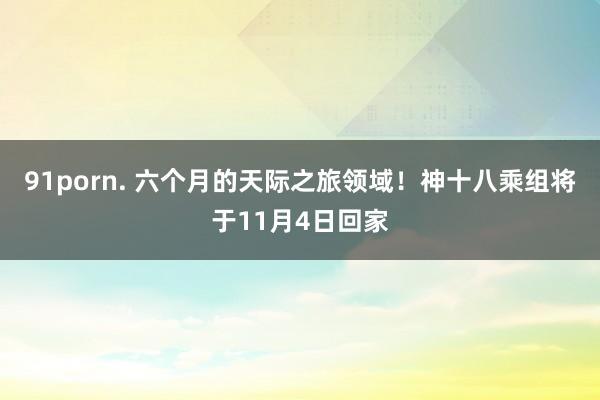 91porn. 六个月的天际之旅领域！神十八乘组将于11月4日回家