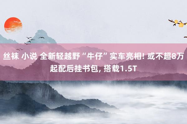 丝袜 小说 全新轻越野“牛仔”实车亮相! 或不超8万起配后挂书包， 搭载1.5T