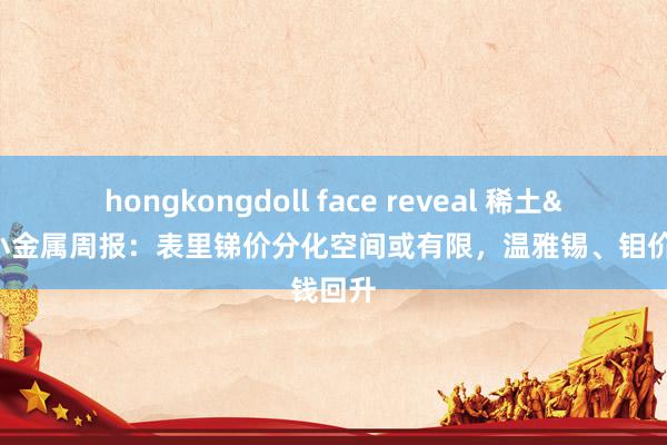 hongkongdoll face reveal 稀土&小金属周报：表里锑价分化空间或有限，温雅锡、钼价钱回升