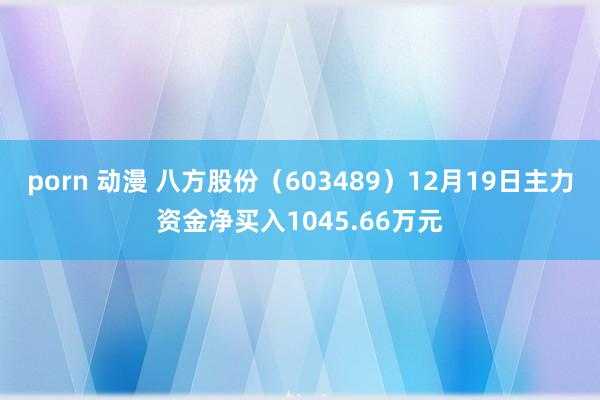 porn 动漫 八方股份（603489）12月19日主力资金净买入1045.66万元