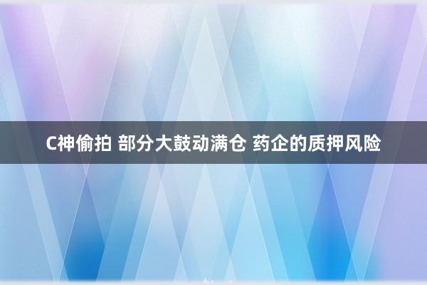 C神偷拍 部分大鼓动满仓 药企的质押风险