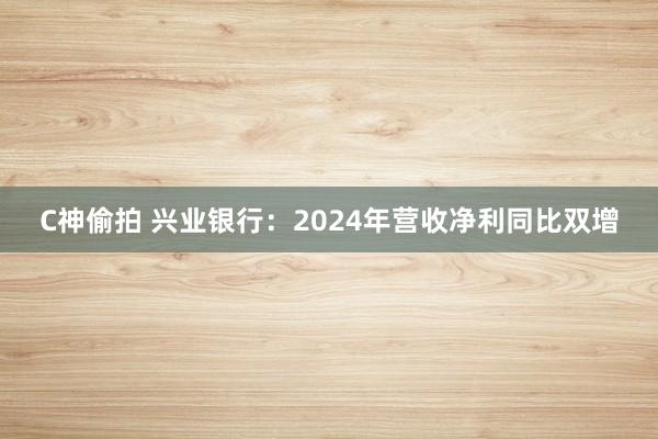 C神偷拍 兴业银行：2024年营收净利同比双增